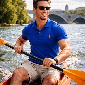 Ralph Lauren Men's Royal Blue Polo Shirt